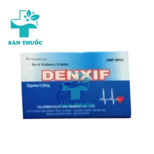 Denxif 0,25mg - Thuốc điều trị suy tim sung huyết của Armephaco